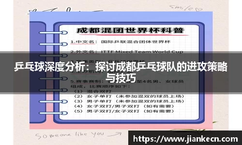 乒乓球深度分析：探讨成都乒乓球队的进攻策略与技巧